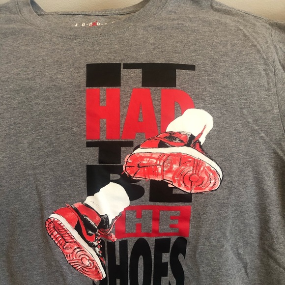 Men’s Nike Jordan Tshirt, Grey, XL - Picture 2 of 4